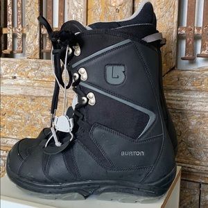 BURTON BLACK MOTO SNOWBOARDING BOOTS 8.5